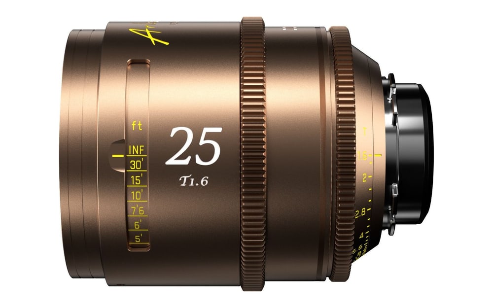 25 mm T1,6 za polni format in Vista Vision