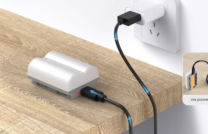Polnjenje prek USB-C