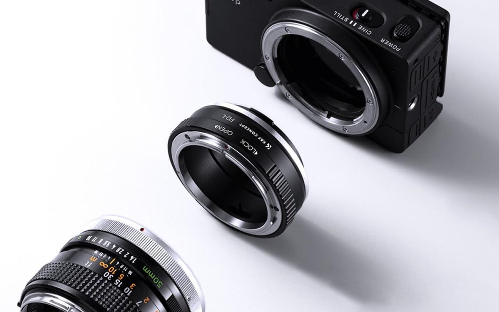 Objektivi Canon FD na fotoaparatih L-Mount