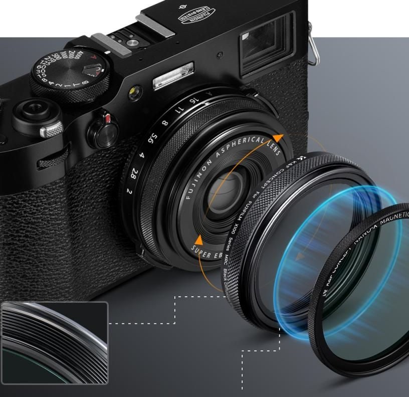 K&F Concept Nano-X UV filter za Fujifilm X100