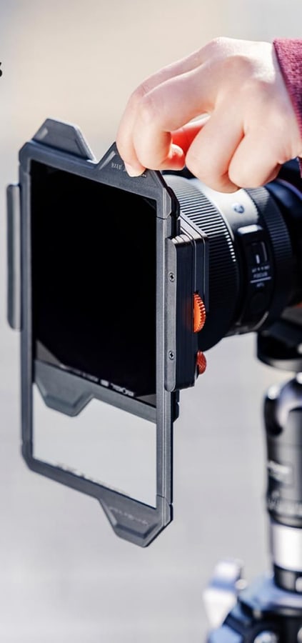 K&F Concept držalo za kvadratne filtre X-PRO z vgrajenim filtrom CPL 95 mm in 4 adapterskimi obroči