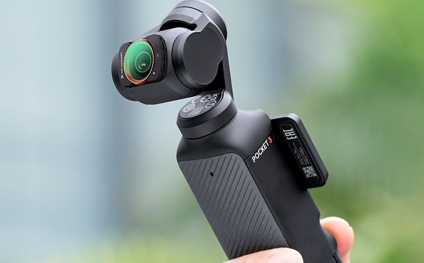 K&F Concept komplet 3 magnetnih filtrov CPL + ND4 + ND8 za DJI Osmo Pocket 3