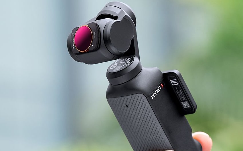K&F Concept komplet 4 magnetnih filtrov ND8/PL + ND16/PL + ND32/PL + ND64/PL za DJI Osmo Pocket 3