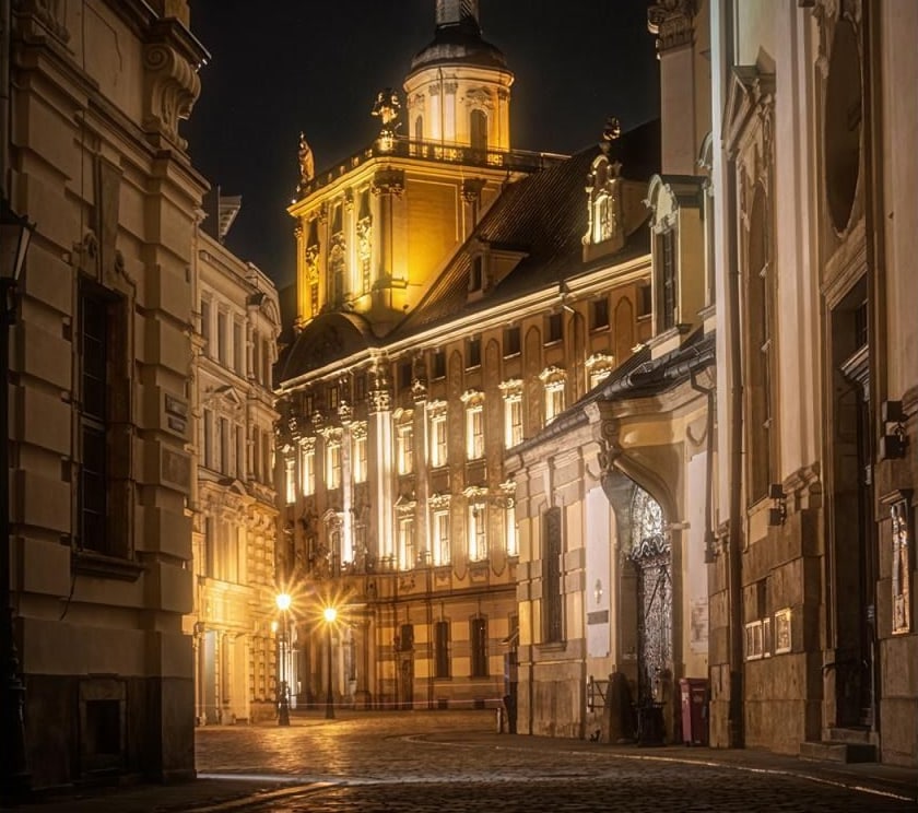 Bleščice okoli luči