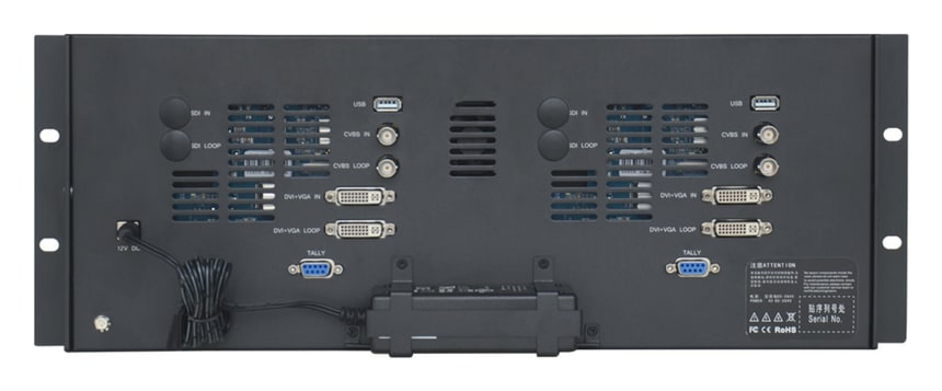 Vhodi 3G-SDI, DVI, VGA in CVBS