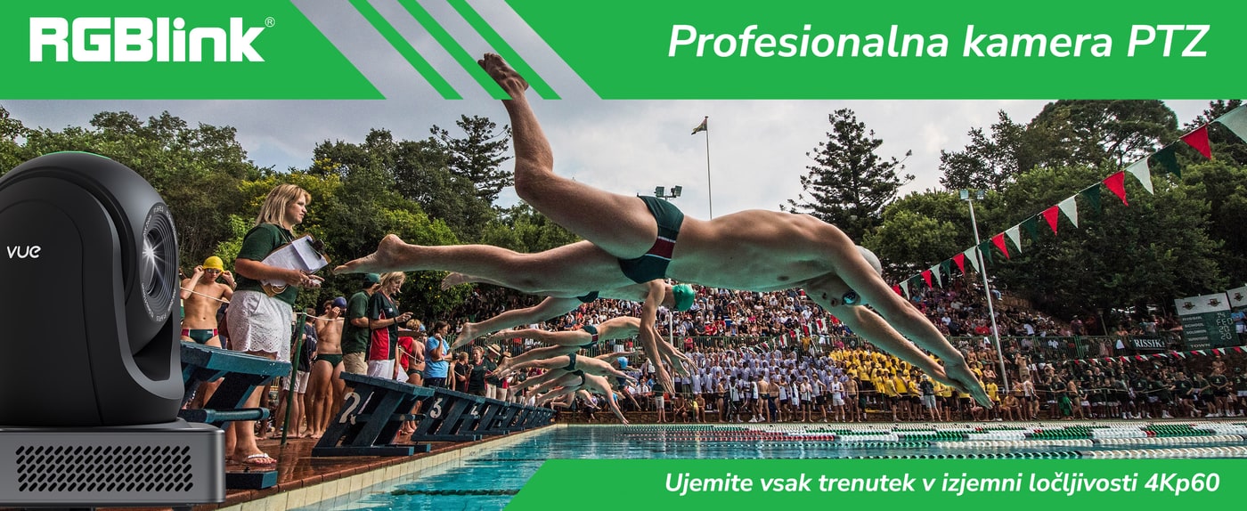 Profesionalna kamera PTZ v ločljivosti 4K