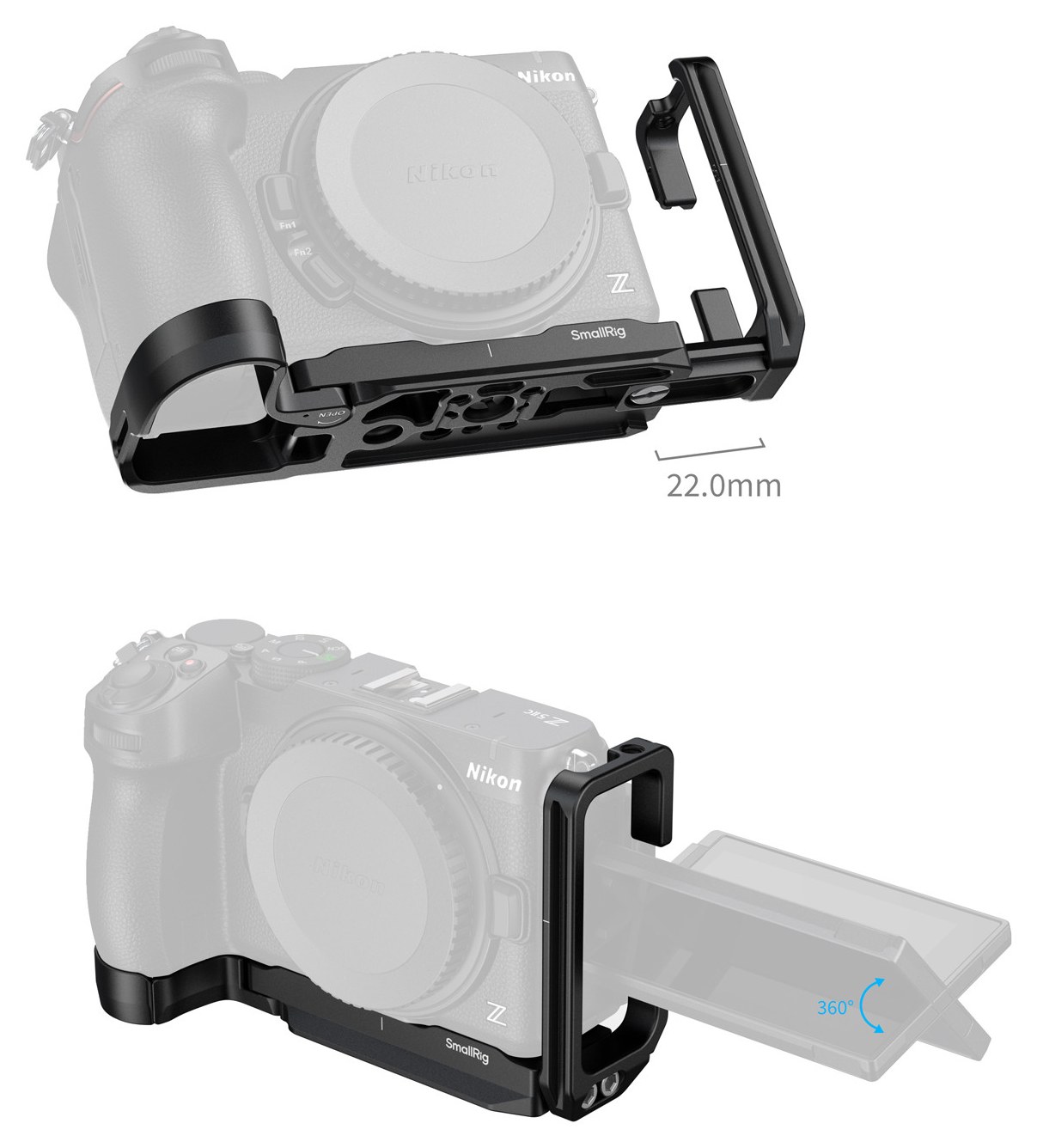 L-plošča za Nikon Z5IIc z Arca-Swiss