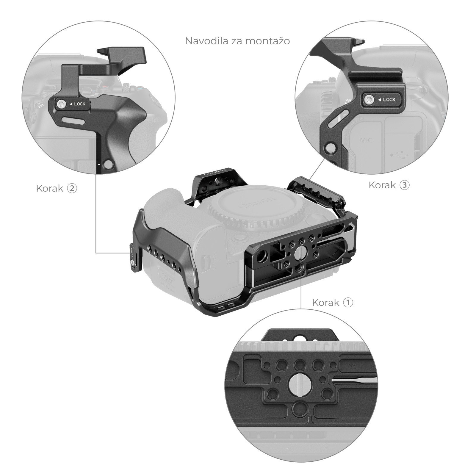 SmallRig Cage for Canon EOS R5 Mark II 4978B