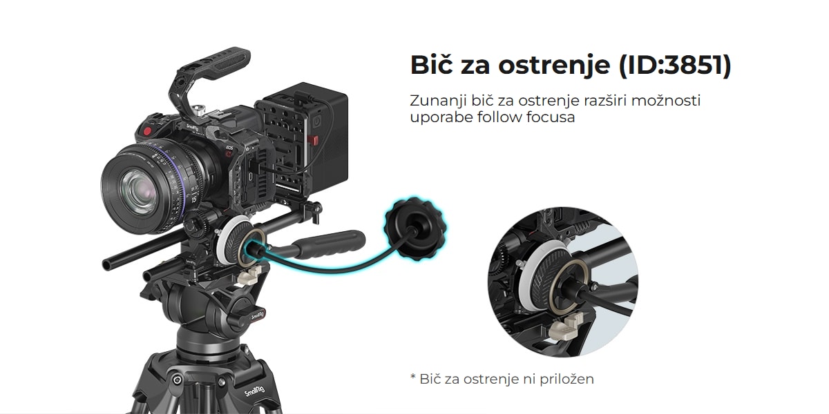 SmallRig mini Follow Focus F40 3010C