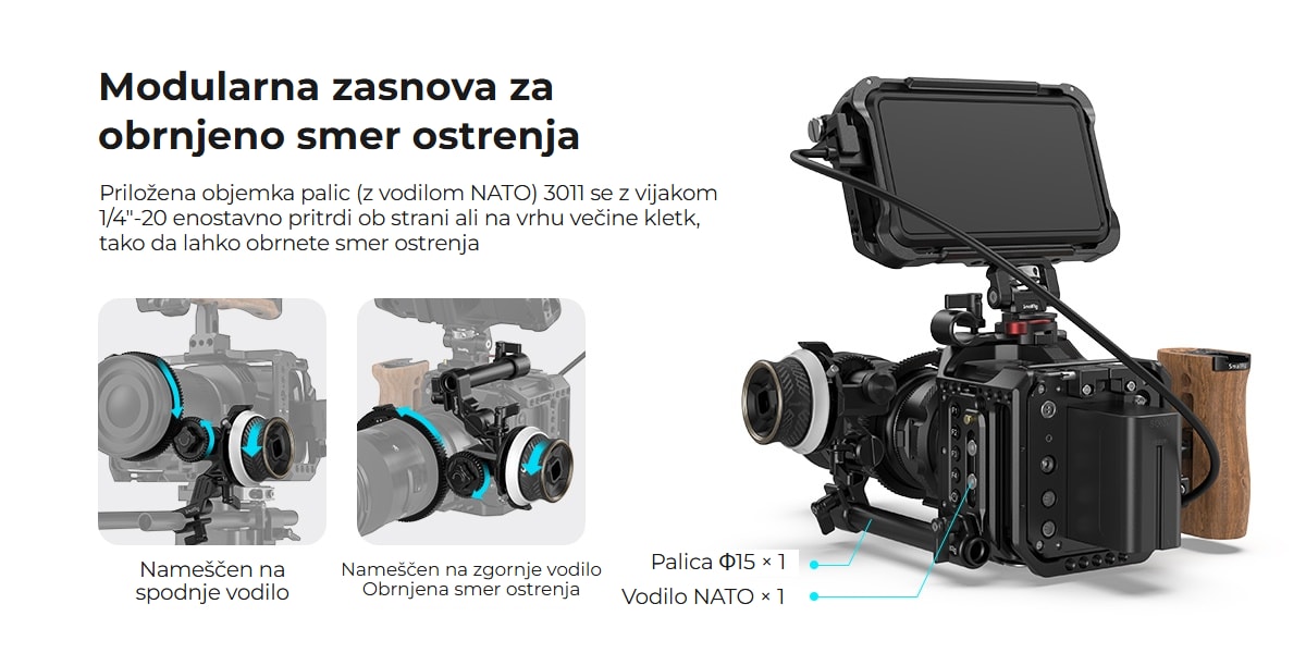 SmallRig mini Follow Focus F40 3010C