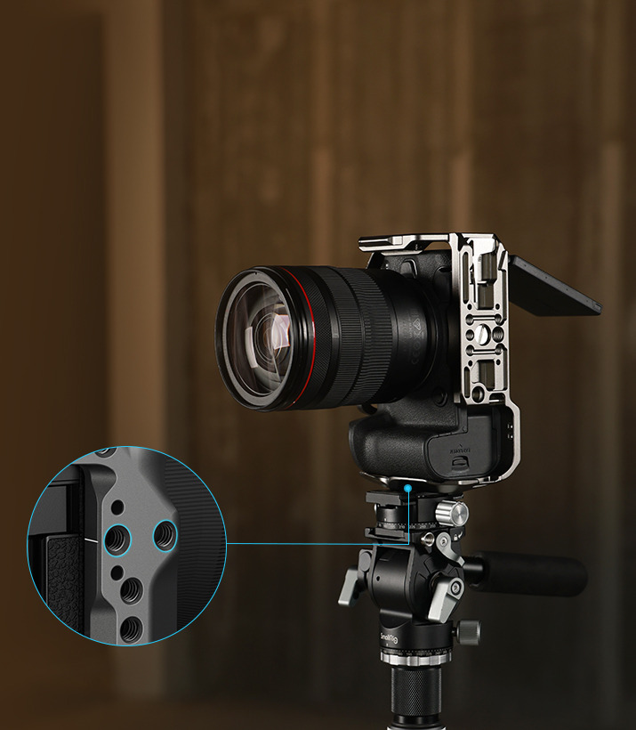 Dva navoja 1/4"-20 za stabilne pokončne posnetke