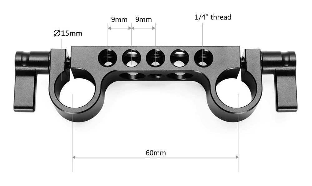 Super lahki 15 mm RailBlock 3