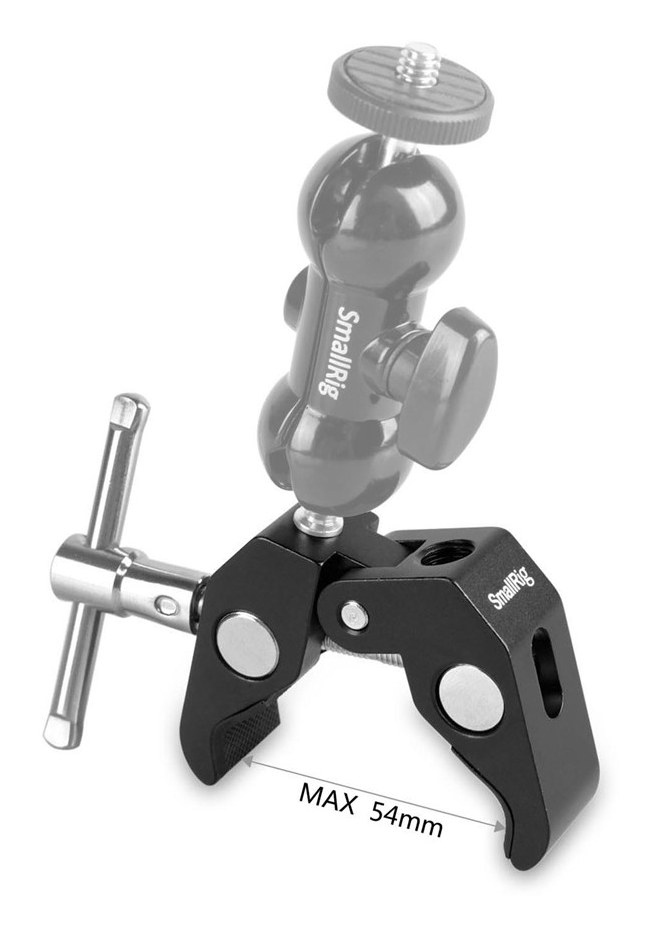 Super objemka Smallrig s 1/4″ in 3/8″ navojem