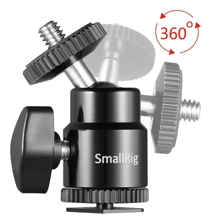 1/4″ nosilec za fotoaparat Hot shoe z dodatnim 1/4″ vijakom (paket 2 kosov)