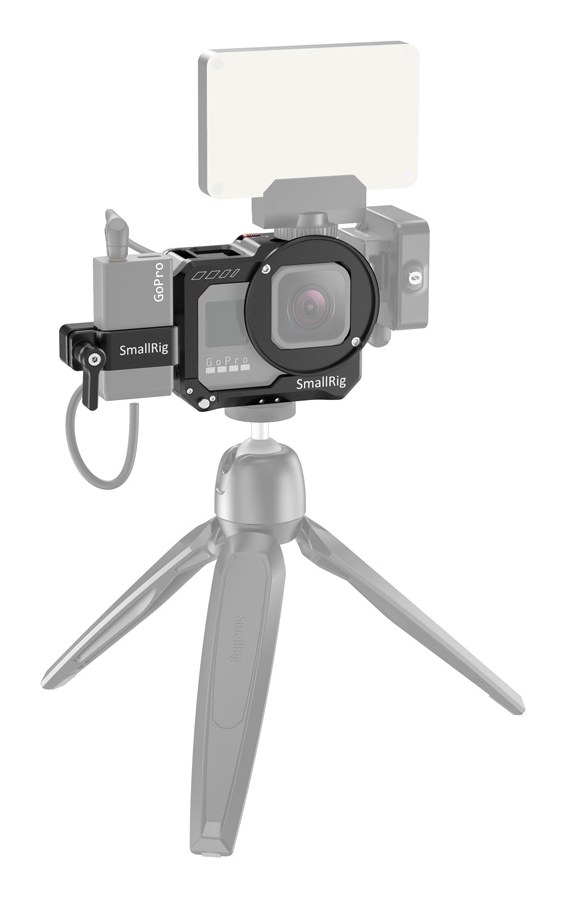 Kletka za snemanje videoposnetkov in adapter za mikrofon za GoPro HERO8 Black