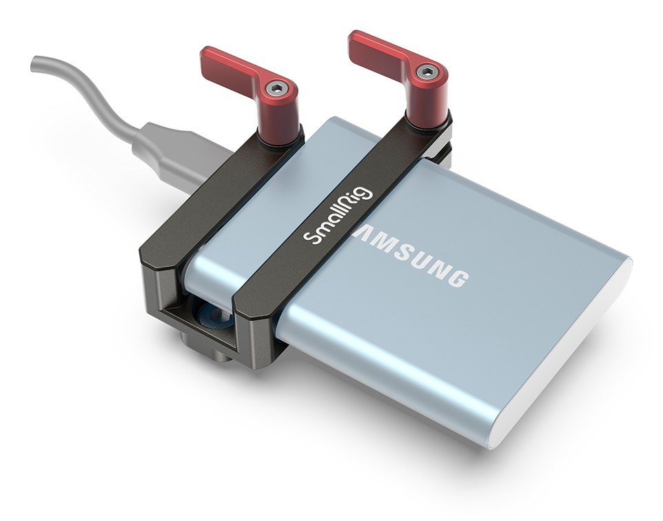 Nosilec SmallRig za SSD Samsung T5 (temno olivna barva)