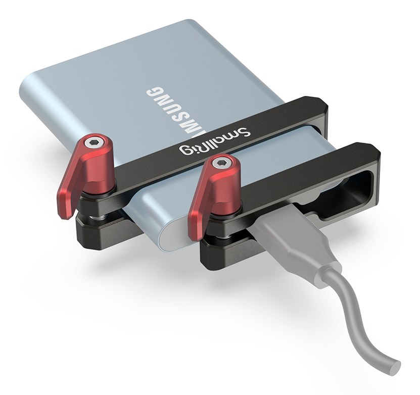 Nosilec SmallRig za SSD Samsung T5 (temno olivna barva)