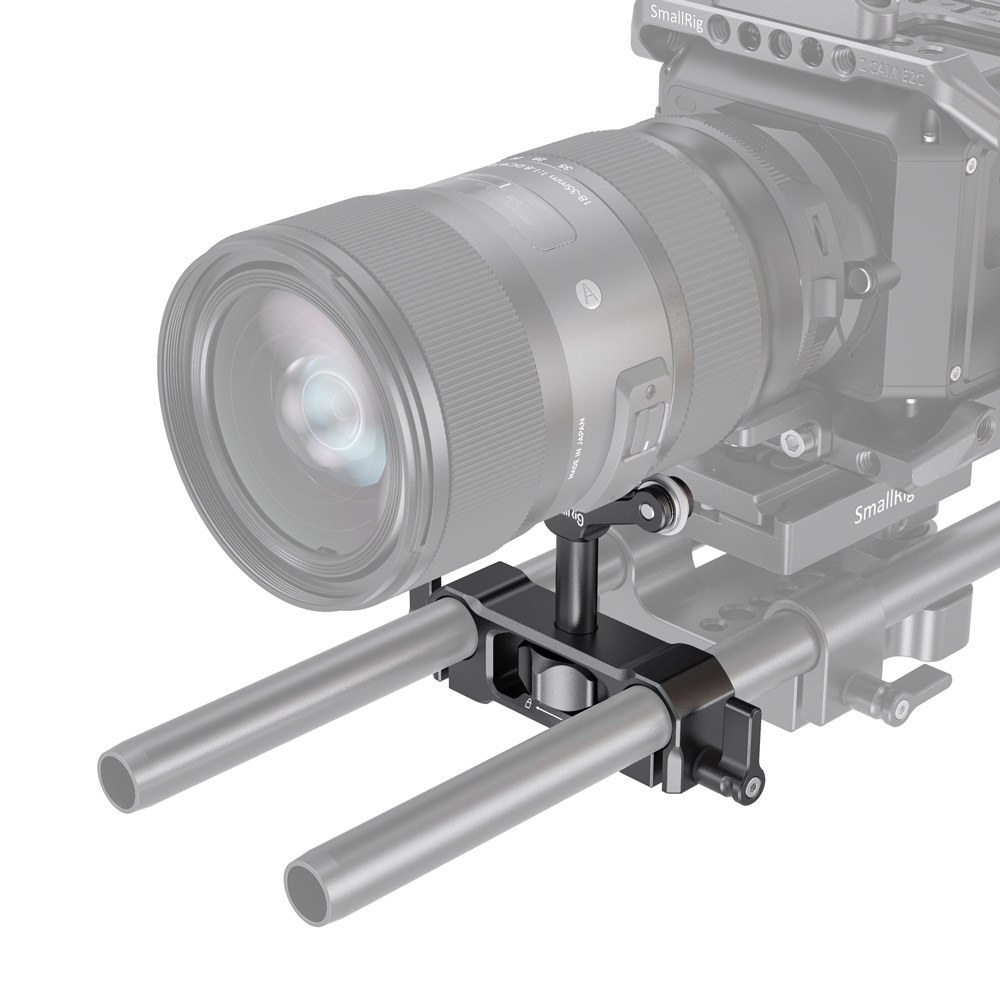 univerzalna 15 mm opora za objektiv za pritrditev na palico LWS