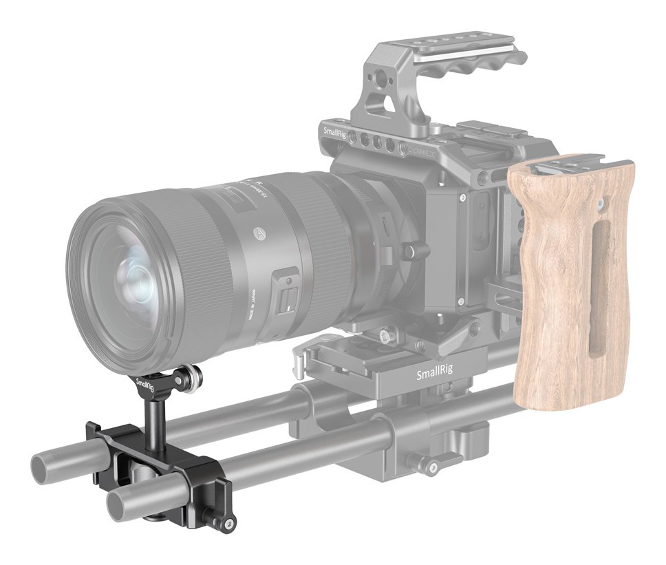 univerzalna 15 mm opora za objektiv za pritrditev na palico LWS