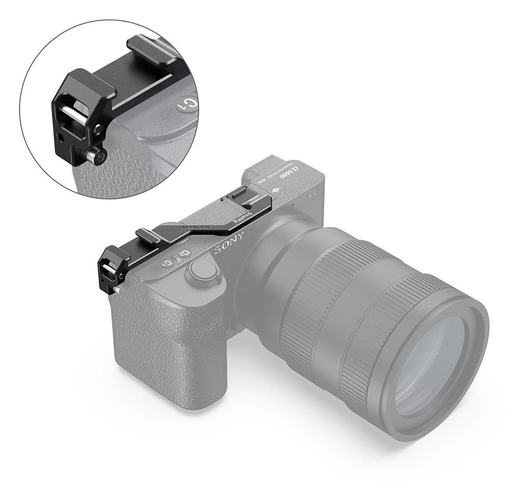 desna stranska ploščica za namestitev na čevelj za fotoaparat Sony a6600