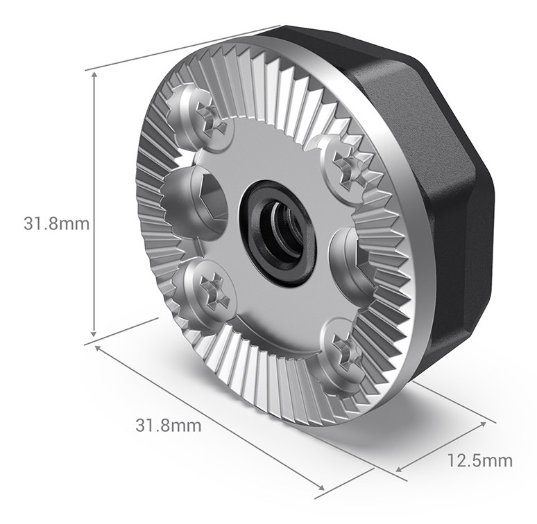 Arri Standard Rosette Bolt-On Mount (zavit M6)