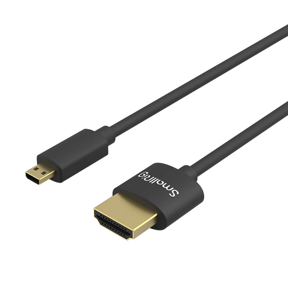 Ultra tanek kabel 4K Micro HDMI s polnim HDMI (od D do A) 35 cm