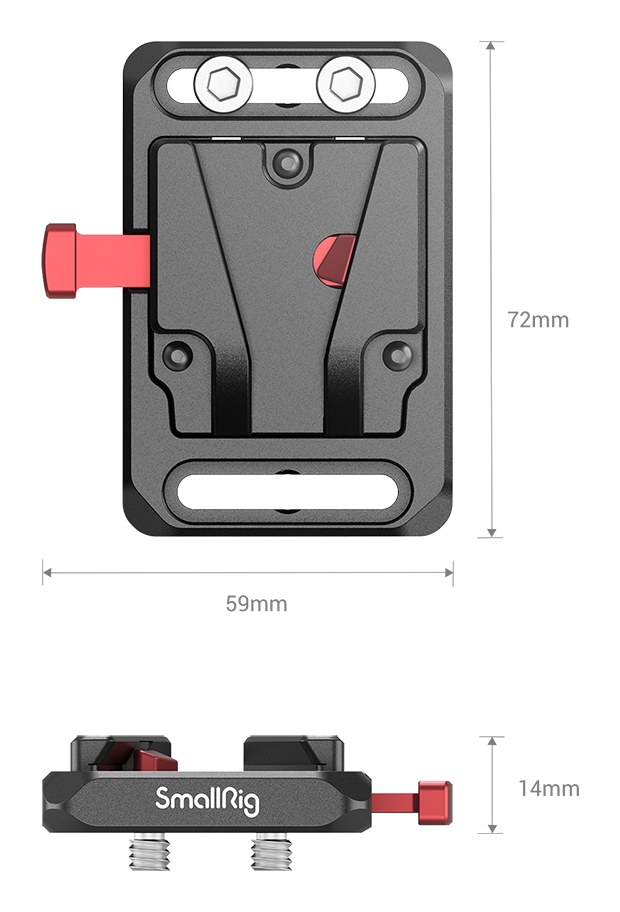 Baterijska plošča SmallRig Mini V Mount