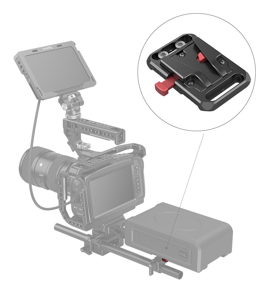 Baterijska plošča SmallRig Mini V Mount