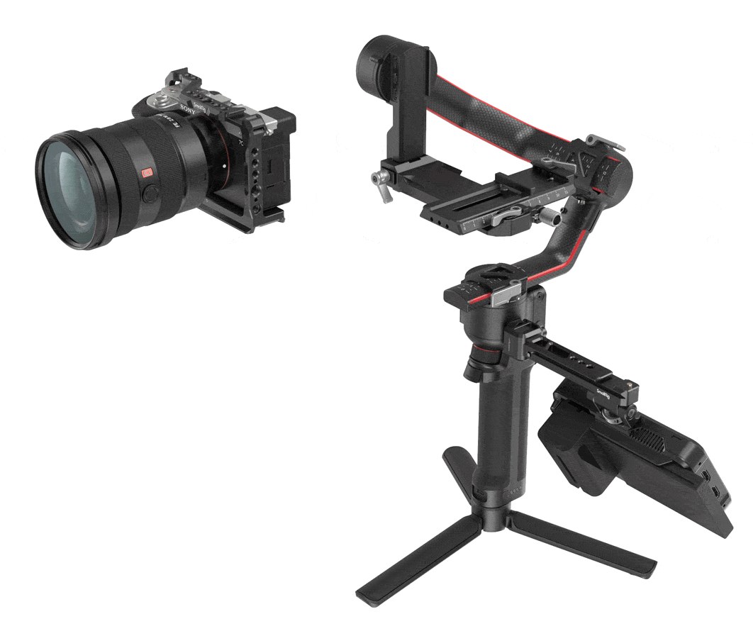 Kletka SmallRig s stranskim ročajem za fotoaparat Sony A7C 3212