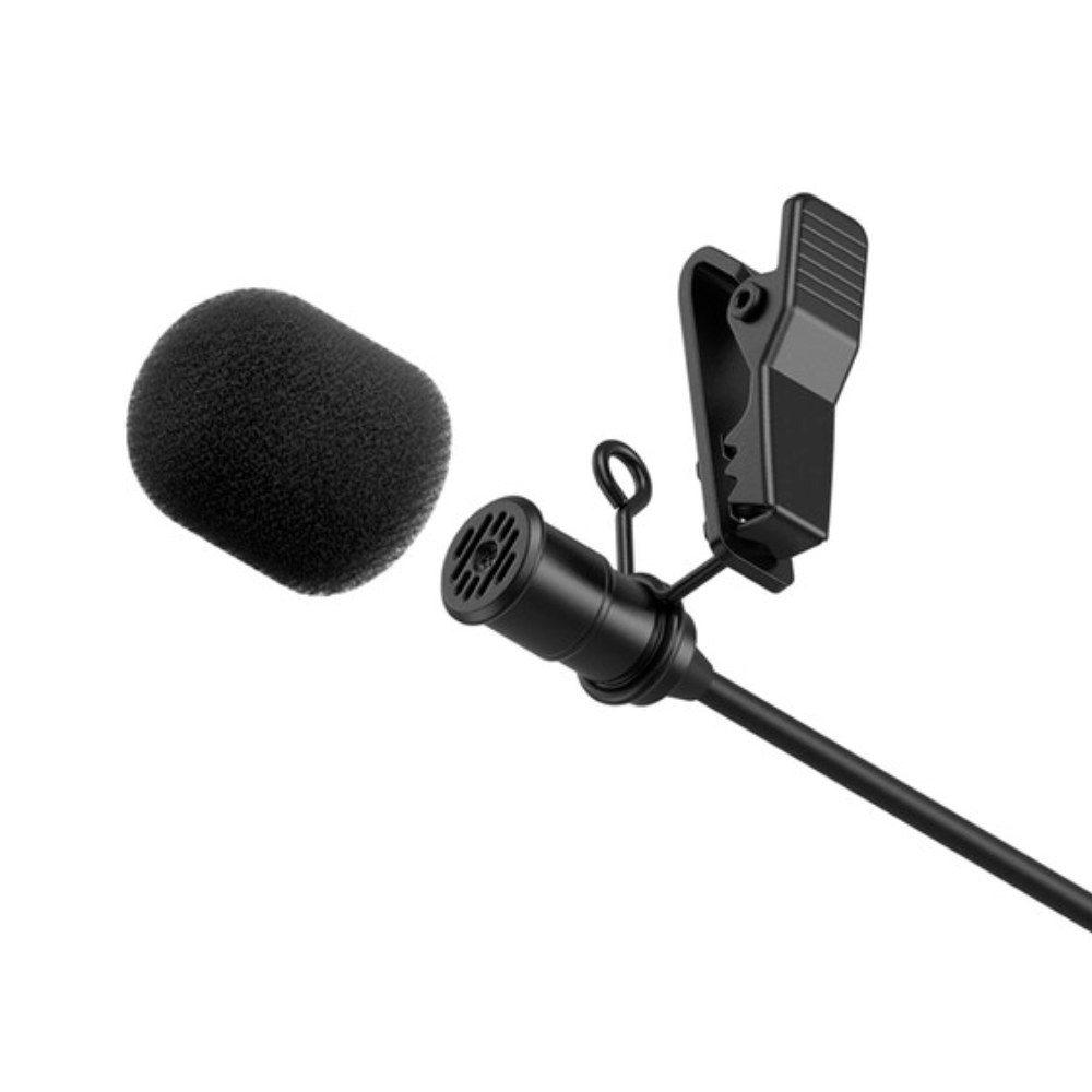 Simorr Wave L3 Lavalier mikrofon za naprave z osvetlitvijo (črn)