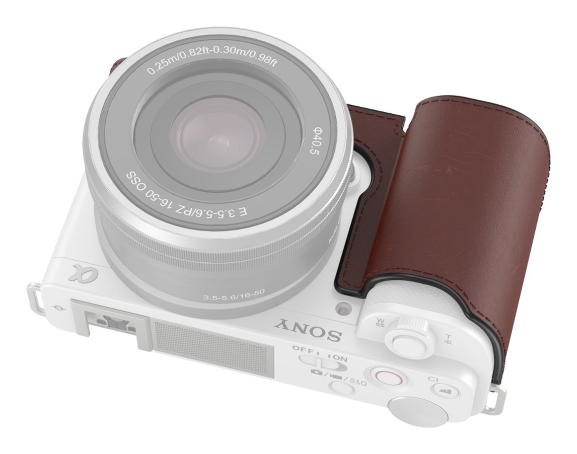 Usnjeno polovično ohišje za Sony ZV-E10