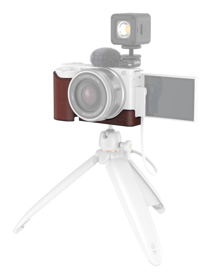 Usnjeno polovično ohišje za Sony ZV-E10