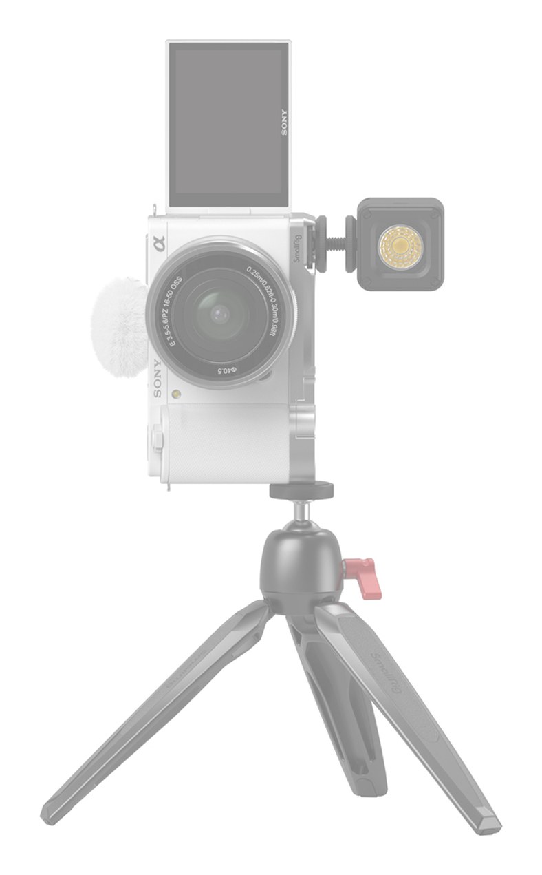 Zaščita pred vetrom za Sony ZV-E10 in ZV-1 (bela)