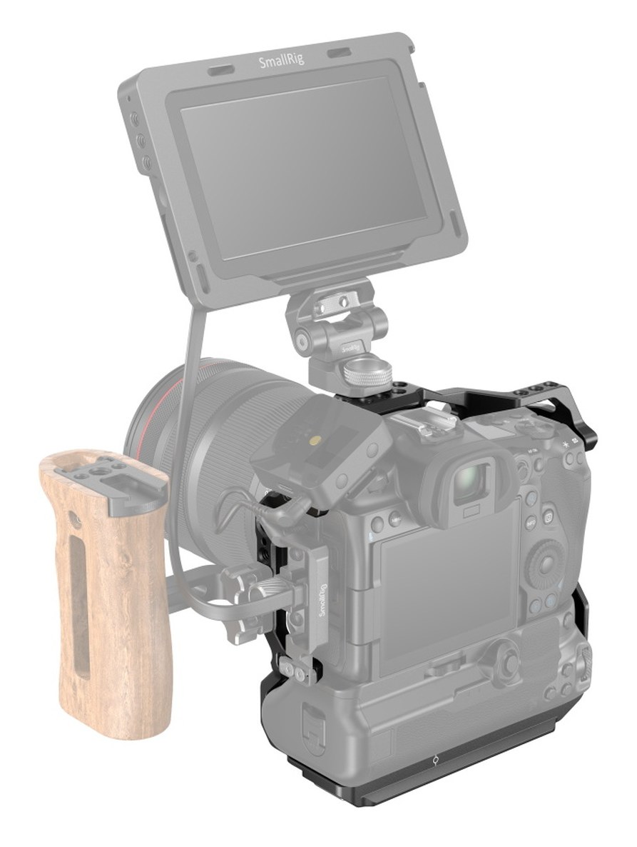 Kletka za fotoaparat SmallRig EOS R5/R6 z baterijskim držalom BG-R10