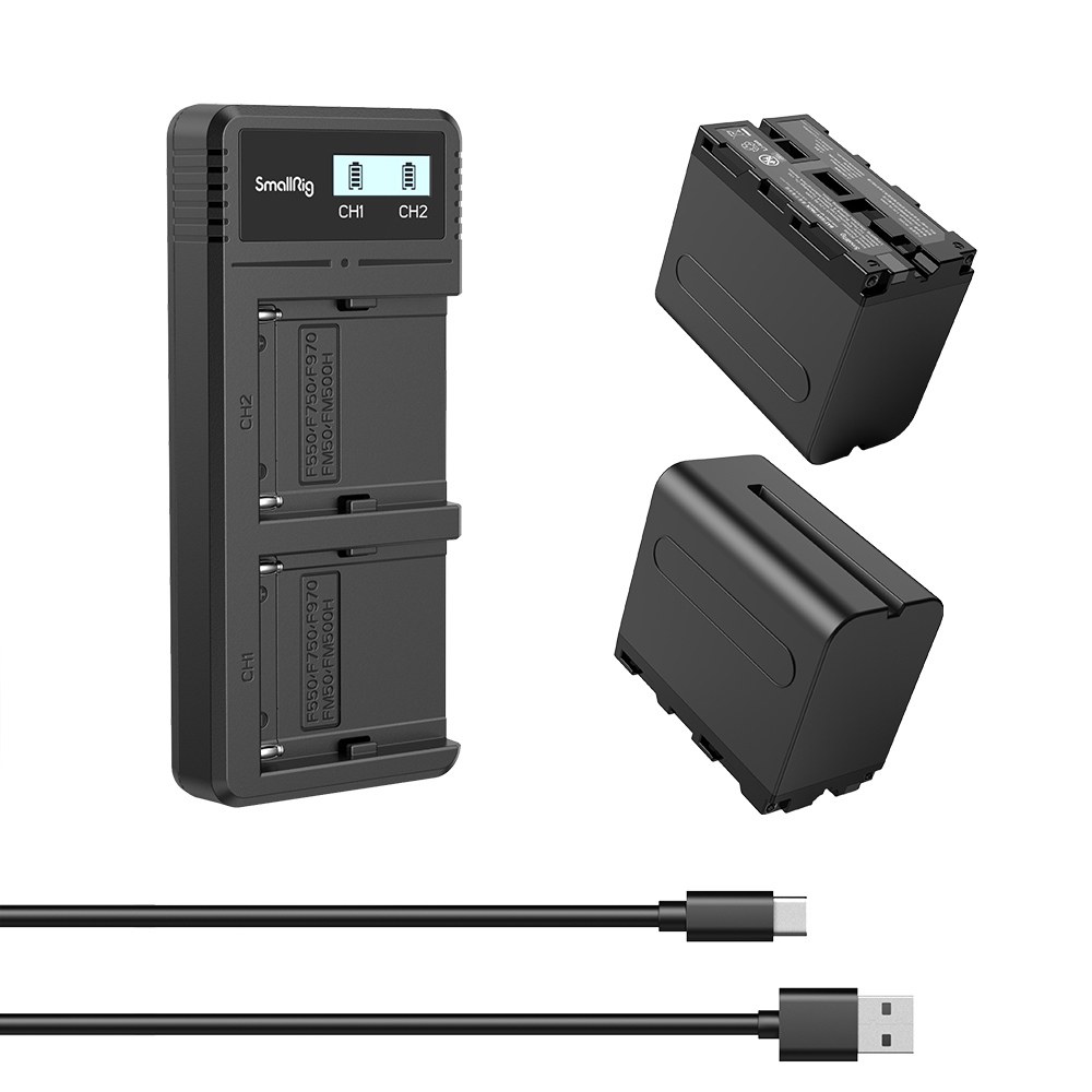 Komplet baterije in polnilnika SmallRig NP-F970