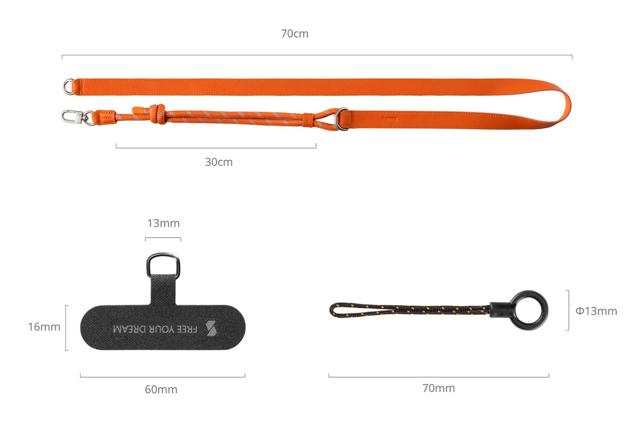 FilMov Phone Shoulder Strap (Orange)