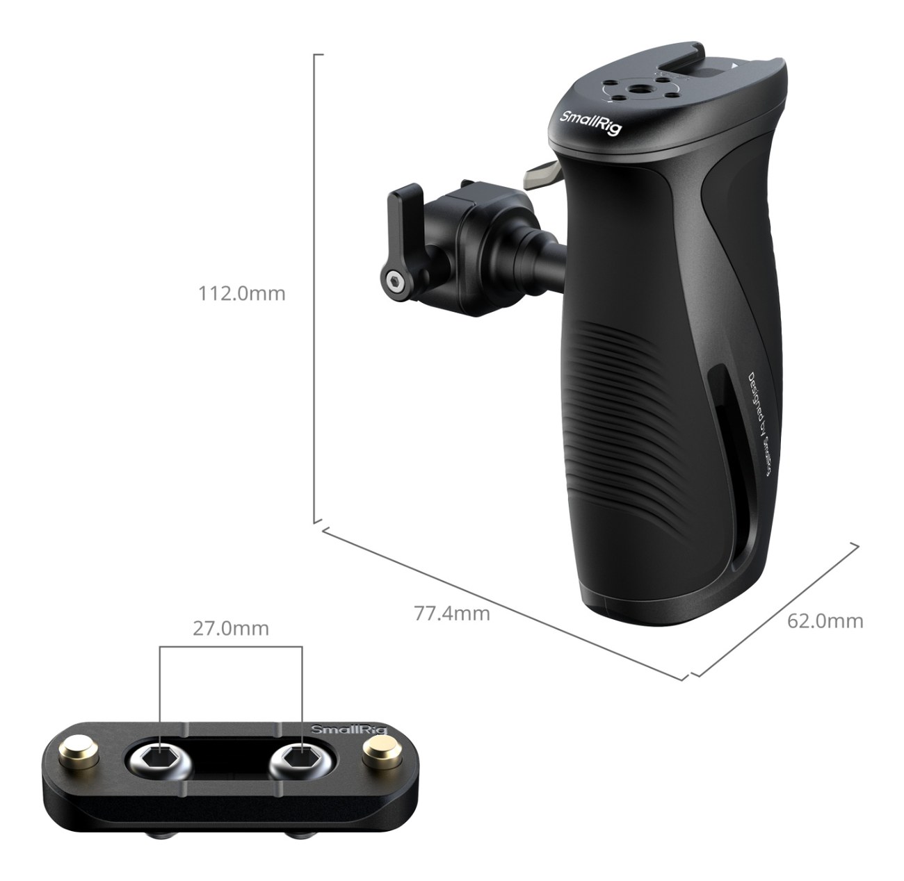 Rotating Side Handle with NATO Clamp