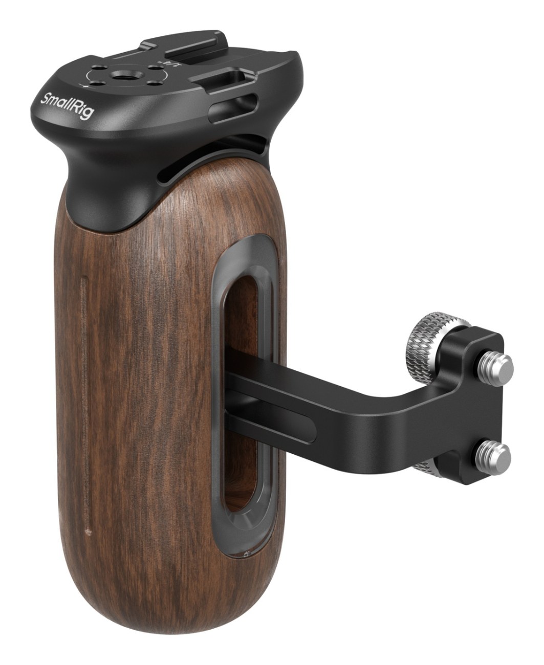 Wooden Side Handle with 1/4″-20 Screws