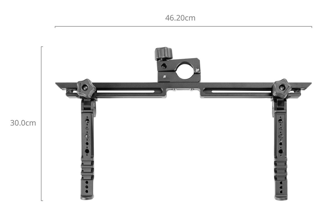 Dual Tripod Support for Camera Cart