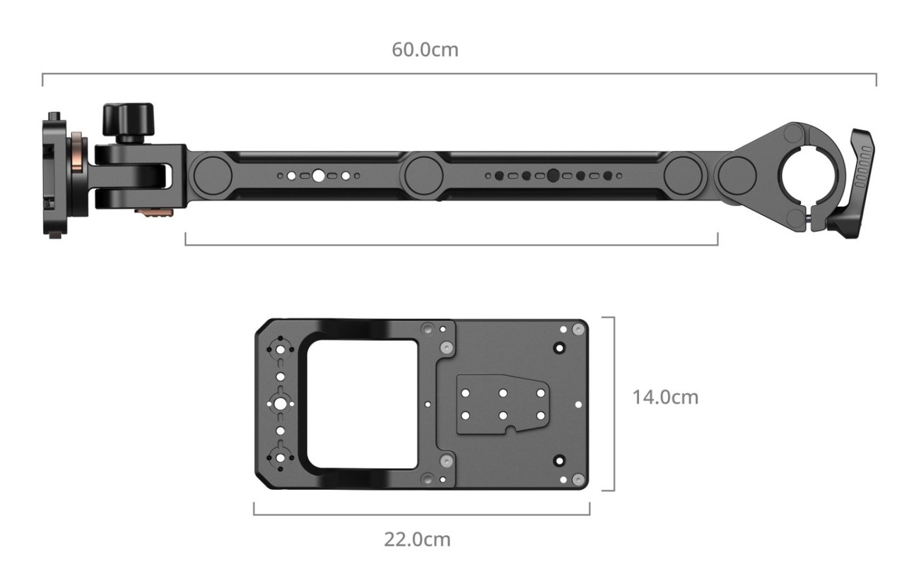 Mount Plate for Monitor VESA for Camera Cart