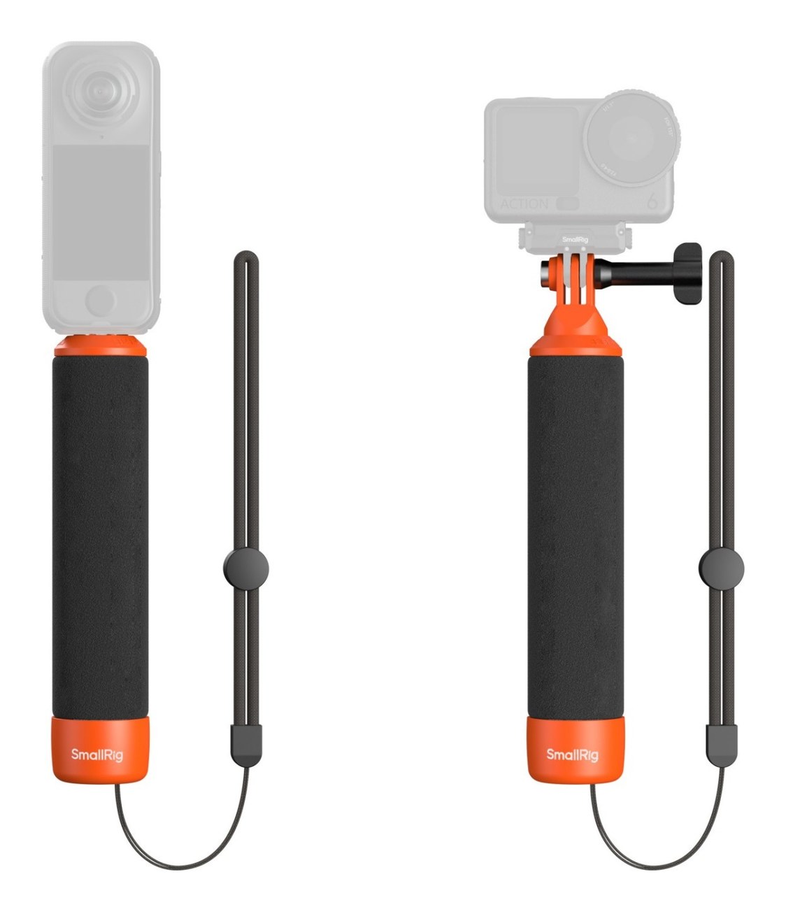 Floating Grip for Action Cameras