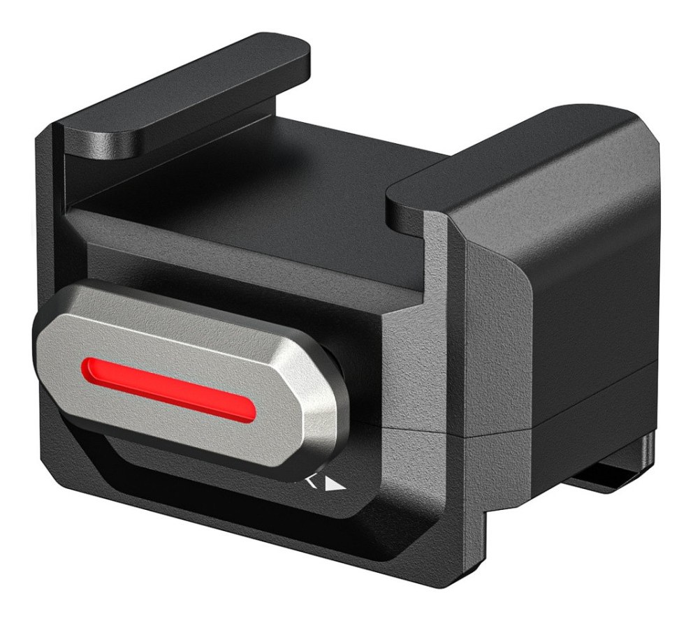 Adapter with Cold Shoe Mount for SR-MicroSlide