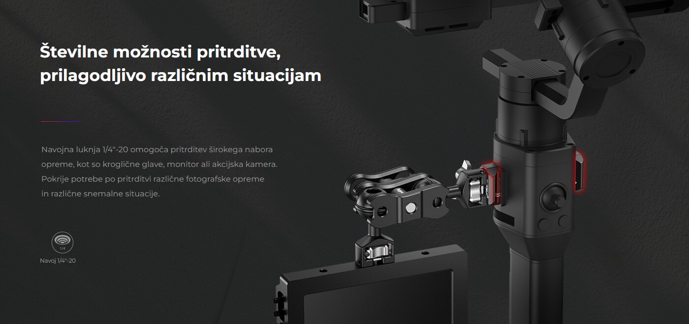 SmallRig NATO Rail for DJI Ronin S / SC 3032