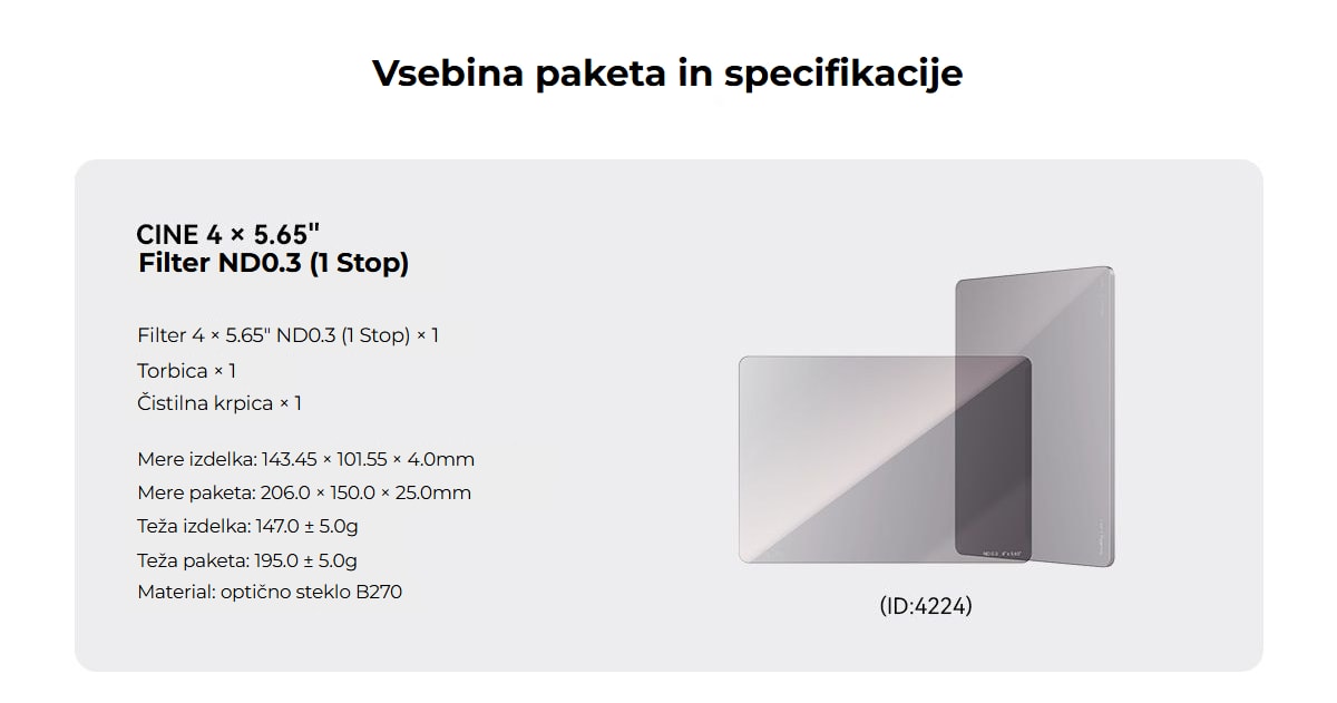 SmallRig CINE 4 x 5.65