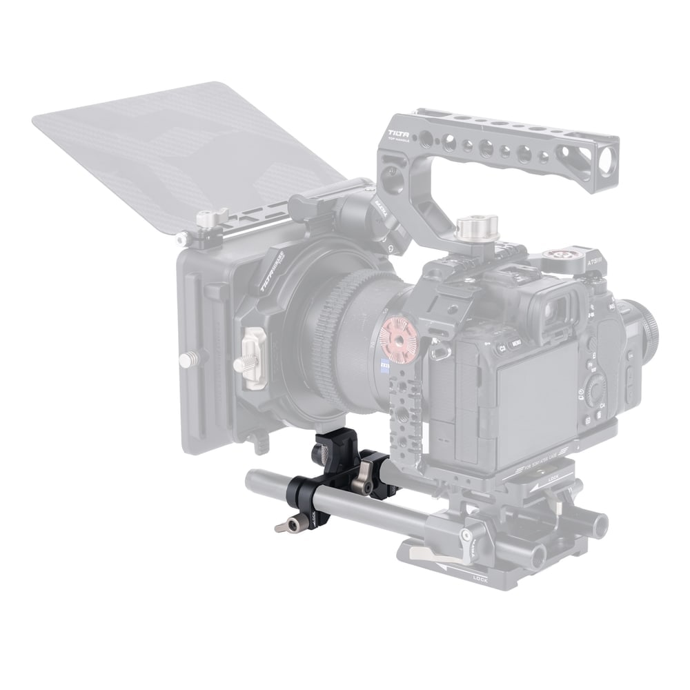 Matte box na palicah, ne na objektivu