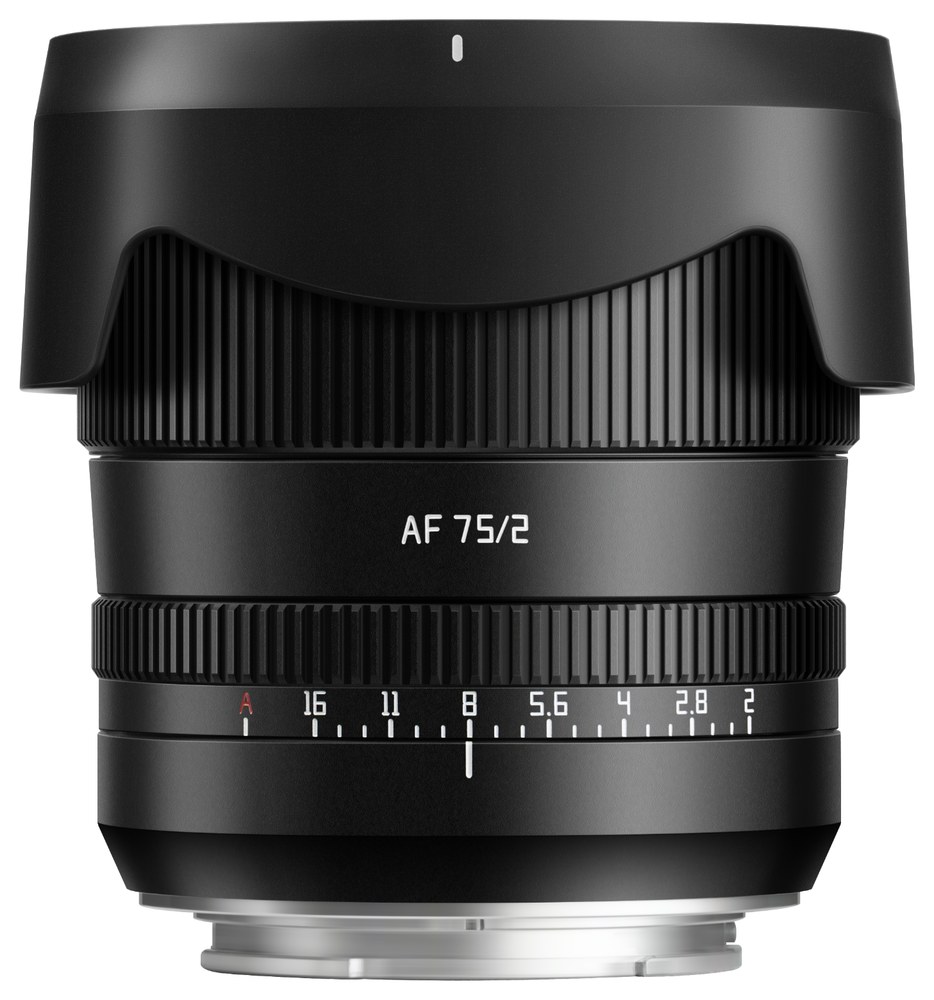 TTArtisan AF 75mm F2 – Kovinsko ohišje in senčnik objektiva
