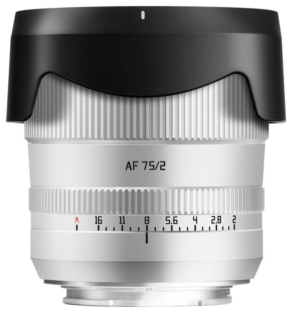 TTArtisan AF 75mm F2 – Kovinsko ohišje in senčnik objektiva