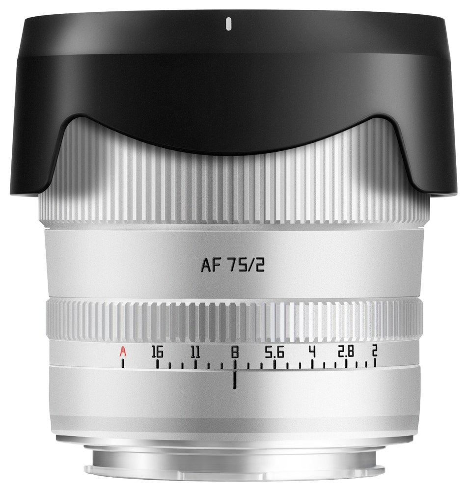 TTArtisan AF 75mm F2 – Kovinsko ohišje in senčnik objektiva