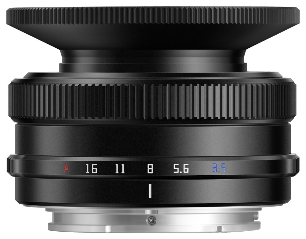 TTArtisan APS-C AF 14mm F3.5 – Senčnik v paketu