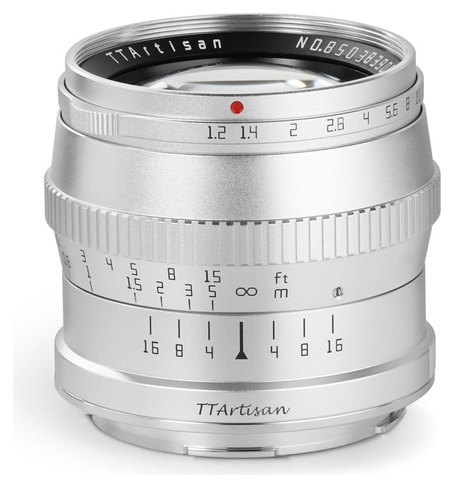TTArtisan APS-C 50mm F1.2 – Zaslonka F1,2 do F16 in 10 lamel